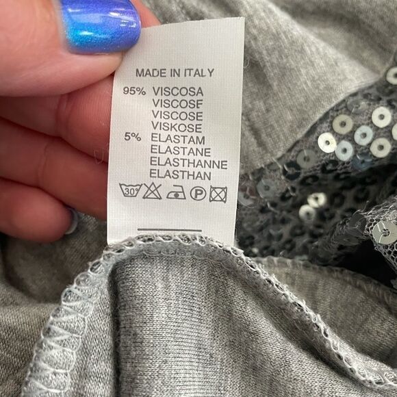 Brandy Melville Boxy Crop Sequin t-shirt, O/S - Picture 14 of 14